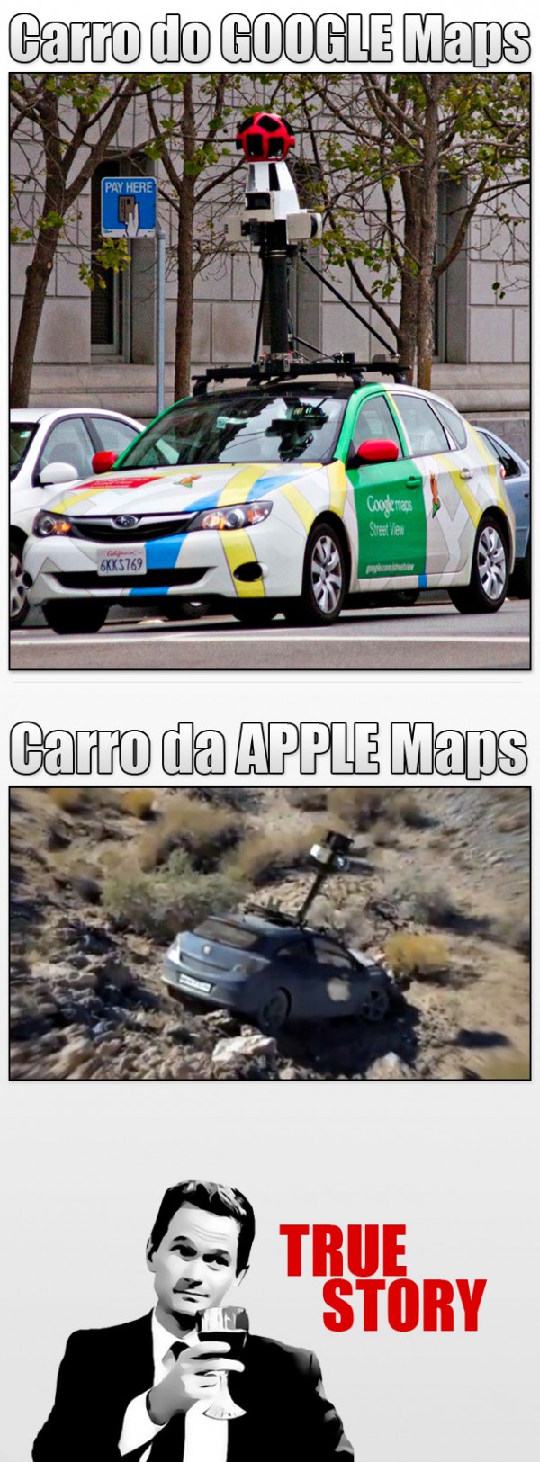 Google vs Apple - meme