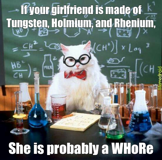 check the periodic table - meme
