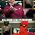 wtf gtfo Spider-Man