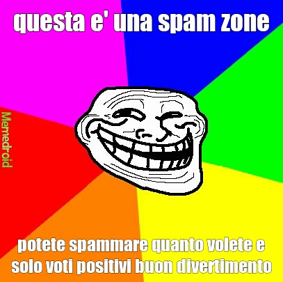 spam zone - meme
