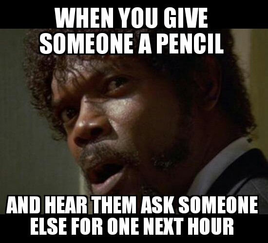 pencils - meme