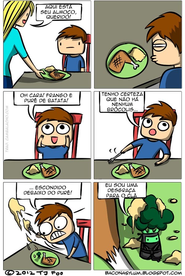 Brócolis ninja - meme