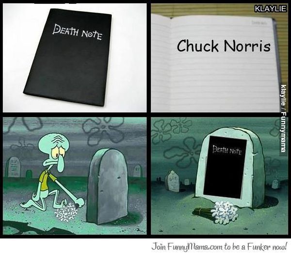 death note vs chuck - meme