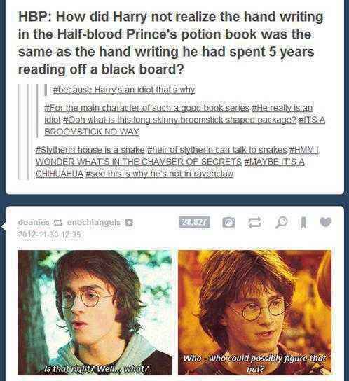 Harry not so clever Potter - meme