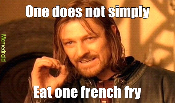 French fry - meme