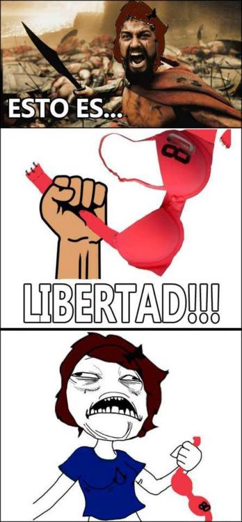 libertad femenina - meme