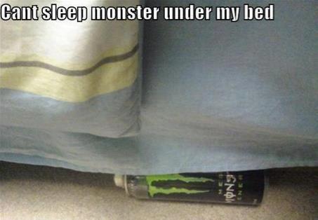 the real monster under the bed - meme