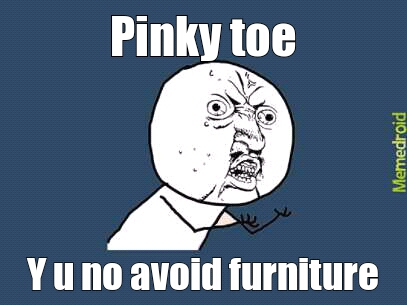 Pinky toe - meme
