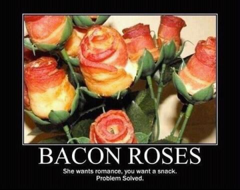 Bacon Roses - meme