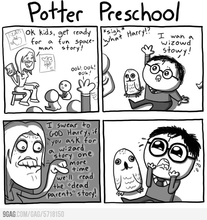 Harry Potter in pre-school - meme