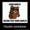 Hipster pedobear