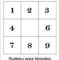 sudoku pour blondes