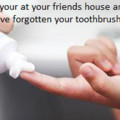 The backup toothbrush