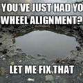 damn potholes