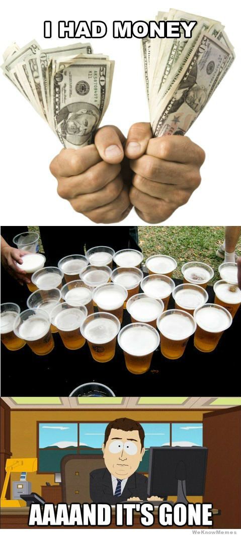 Some beer drinking with friends this weekend. - meme