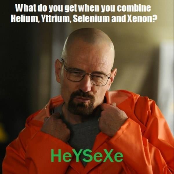 Chem pickup lines - meme