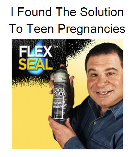 Solution to teen pregnancies - meme