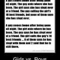 girls vs. guys