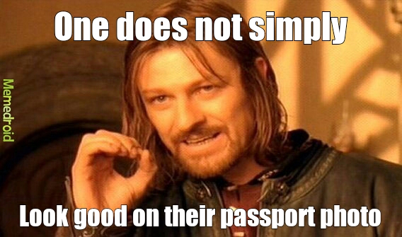 passport photos - meme