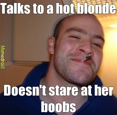Hot blonde boobs (me gusta) - meme