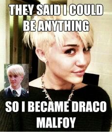 Miley Malfoy - meme