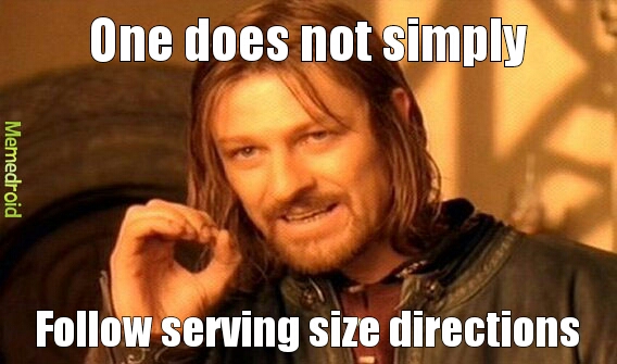 Serving sizes - meme