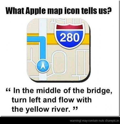 apple maps - meme