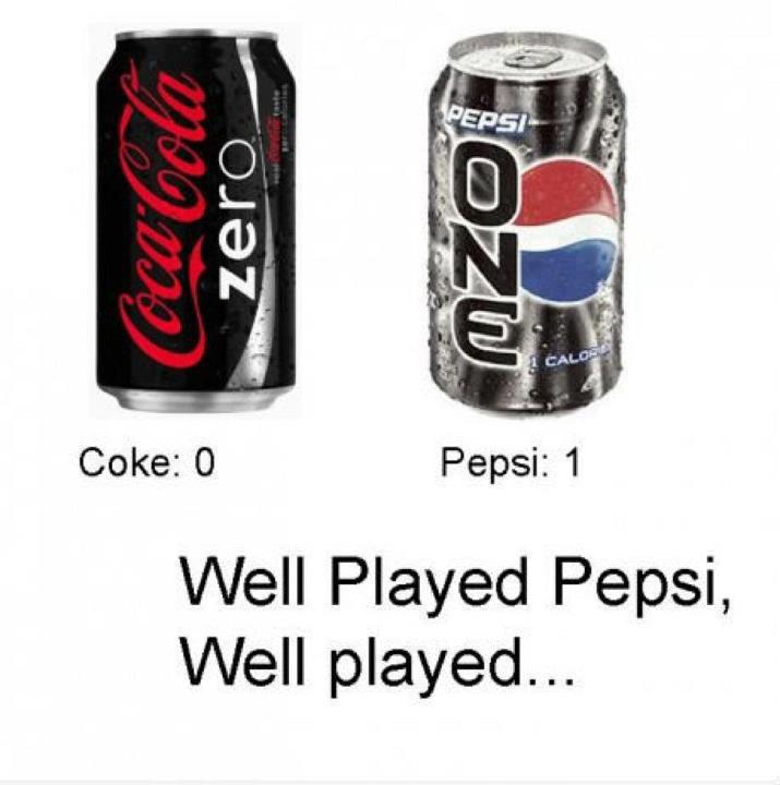 Pepsi, and enjoy your last day of the weekend - meme