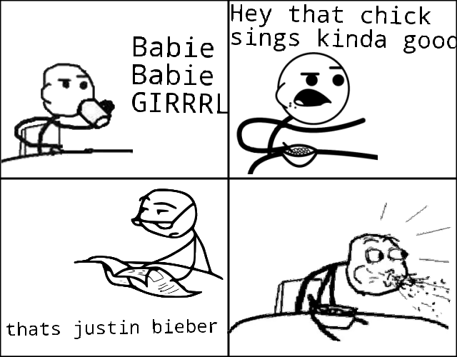 cearial guy: Justin Bieber - meme