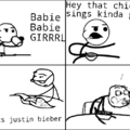 cearial guy: Justin Bieber