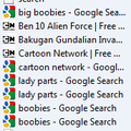 omfg i let my 9 year old cousin use my laptop and now look at my history