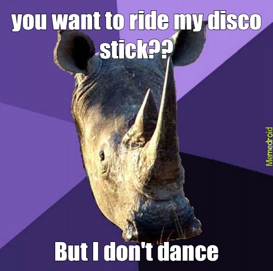 disco stick - meme