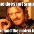 one does not simply: