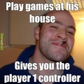 Good guy greg plays games too!