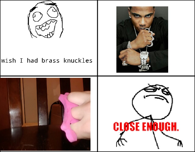 brass knuckles - meme