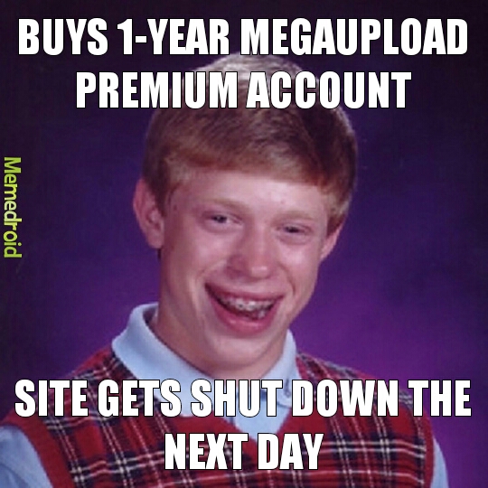 R.I.P. Megaupload - meme