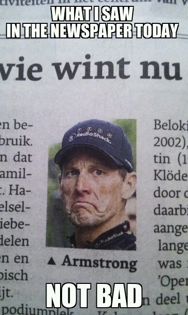 in the dutch newspaper x3 - meme