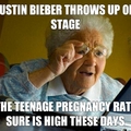 Justin Bieber is a goober.