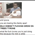 TYRONE KEEP YOUR DAMN SHIT TOGETHER YOU'RE FUCKING UP THIS DAMN FAMILY SPILLING SHIT OVER JUST CAUSE THEY'RE WHITE!