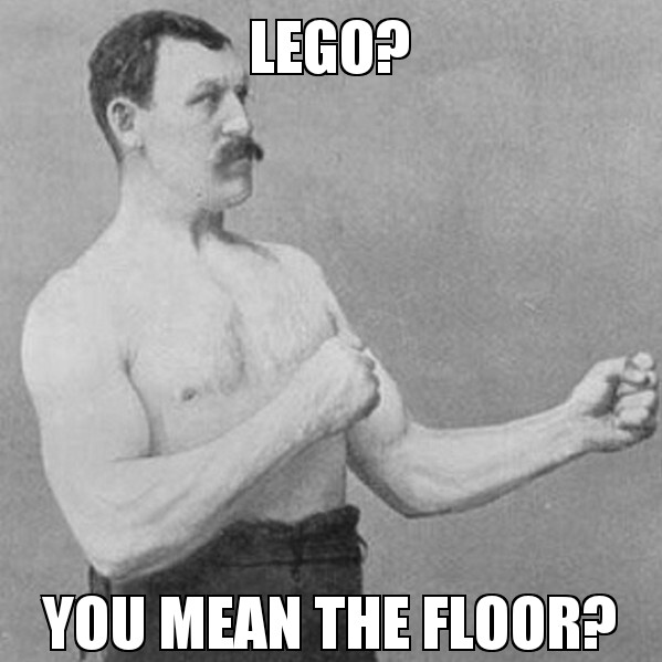 Lego floor - meme