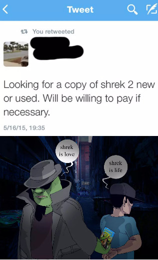 Trafficking Shrek - meme