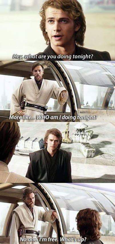 Obi-Wan is lonely - meme