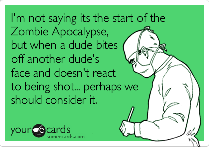 Zombie Apocalypse - meme