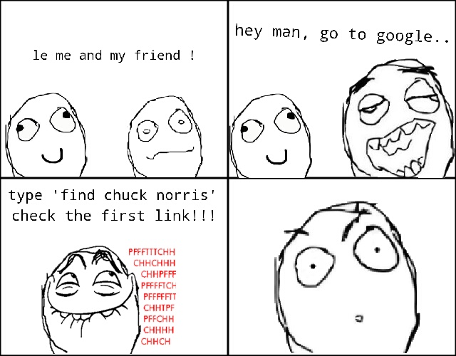 Chuck knows ! - meme