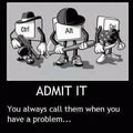 admit it