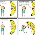 Bananas are scary!