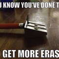 need. more. eraser