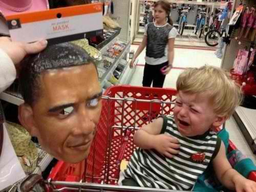 even babys hate obama - meme