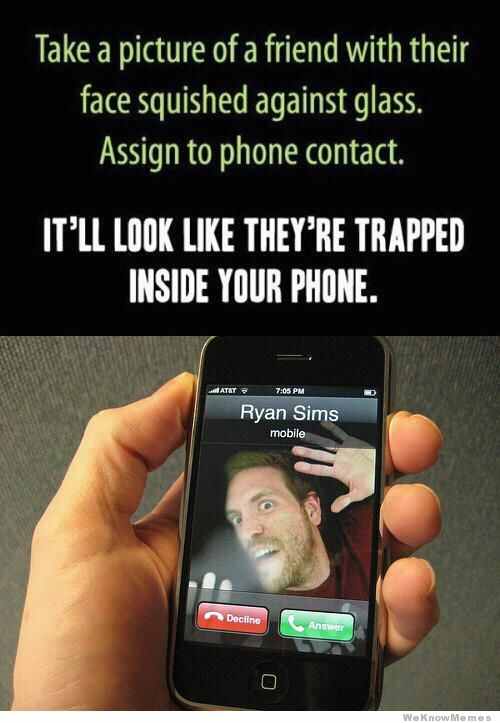 contact picture - meme