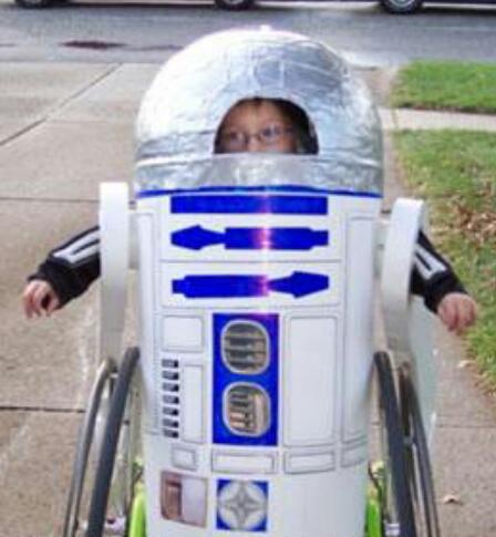 wheelchair costumes done right - meme